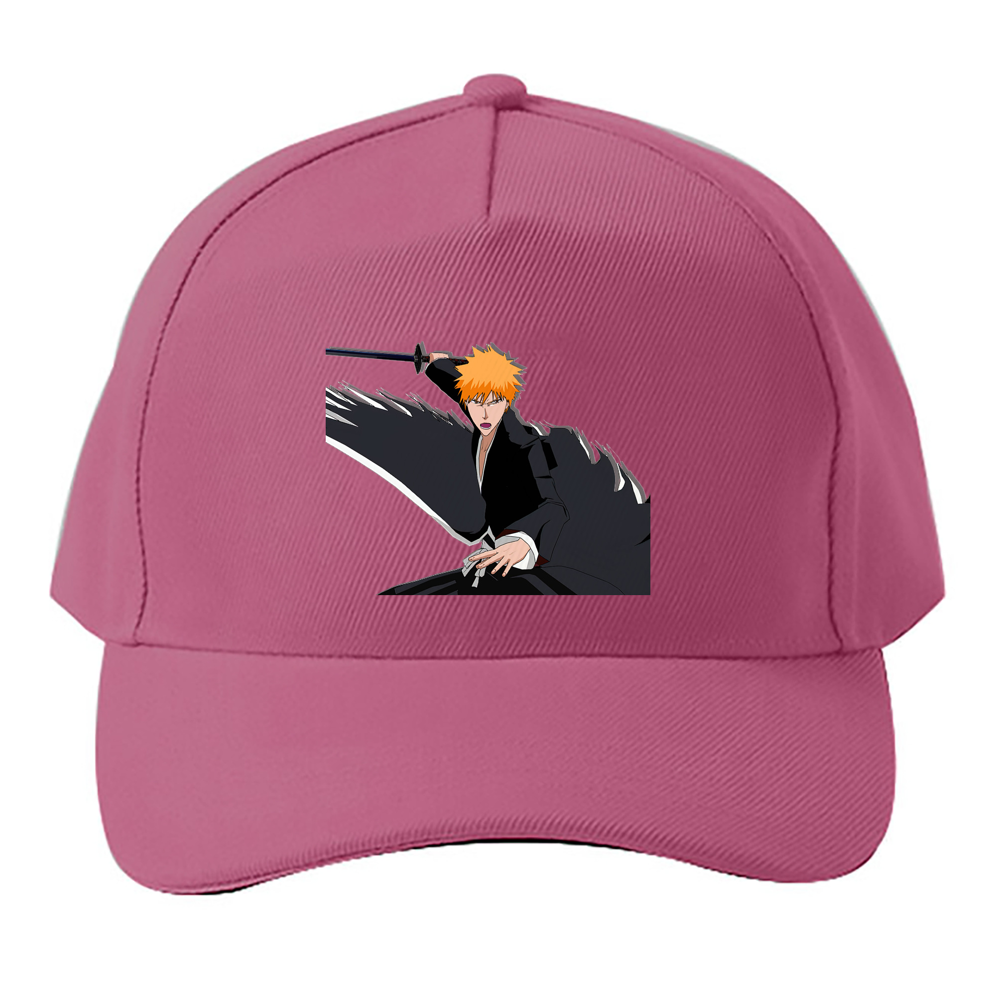 （画像用） ブリーチ 黒崎一護（くろさき いちご）BLEACH Kurosaki Ichigo ベースボールキャップ 綿100％ 男女兼用 帽子 スポーツ
